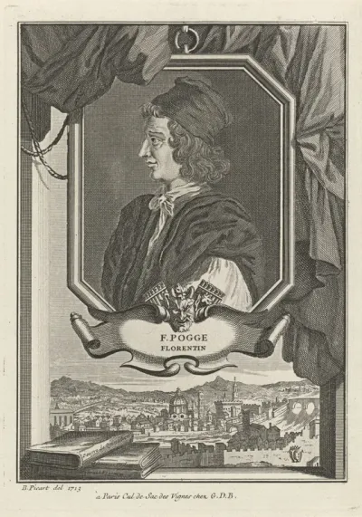 Portret van Gian Francesco Poggio Bracciolini