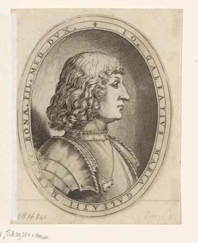 Portret van Gian Galeazzo Maria Sforza