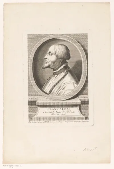 Portret van Gian Galeazzo Visconti