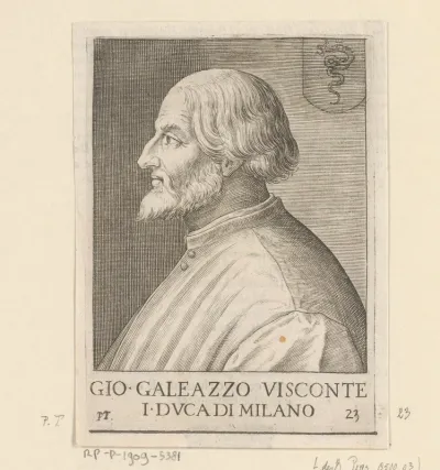 Portret van Gian Galeazzo Visconti, hertog van Milaan