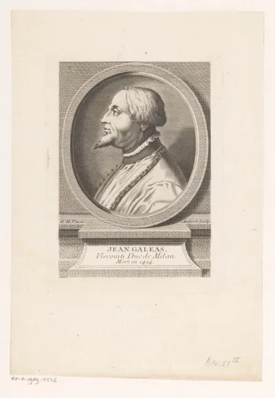 Portret van Gian Galeazzo Visconti