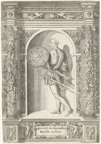 Portret van Gian Giacomo de Medici
