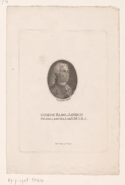 Portret van Gideon Ernst von Laudon