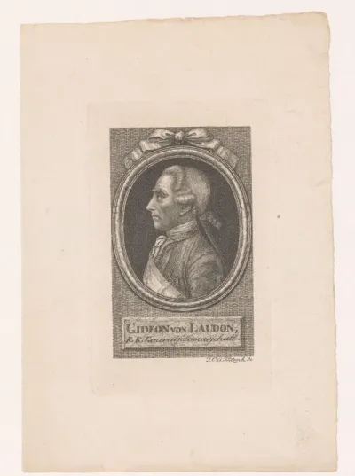 Portret van Gideon Ernst von Laudon