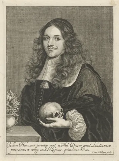 Portret van Gideon Harvey