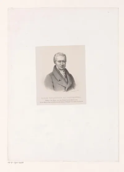 Portret van Gijsbert Carel Cornelis Jan van Lynden van Sandenburg