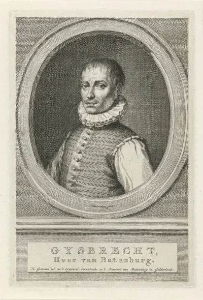 Portret van Gijsbert van Bronckhorst en Batenburg