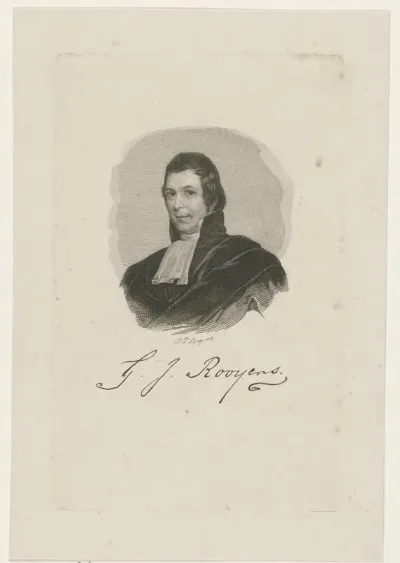 Portret van Gijsbertus Johannes Rooyens