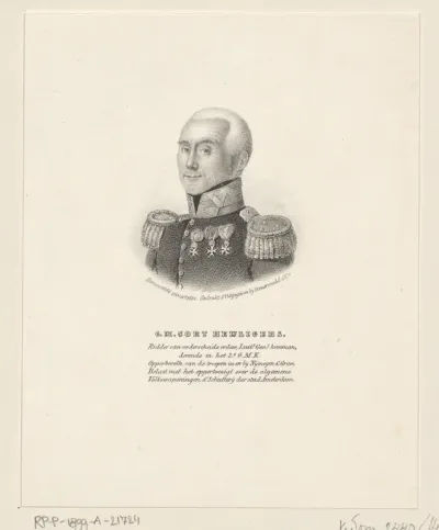 Portret van Gijsbertus Martinus Cort Heijligers