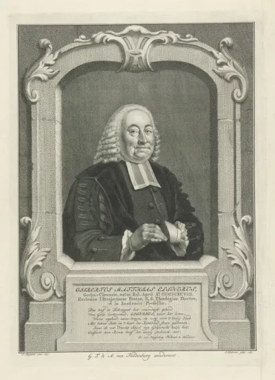 Portret van Gijsbertus Matthias Elsnerus
