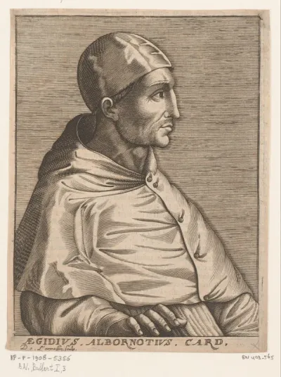 Portret van Gil Álvarez Carrillo de Albornoz
