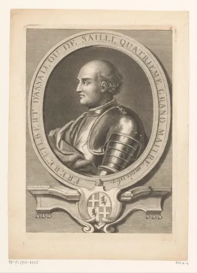Portret van Gilbert d'Aissailly