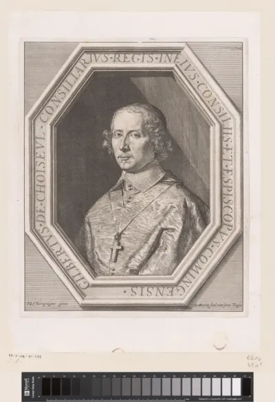 Portret van Gilbert de Choiseul du Plessis-Praslin