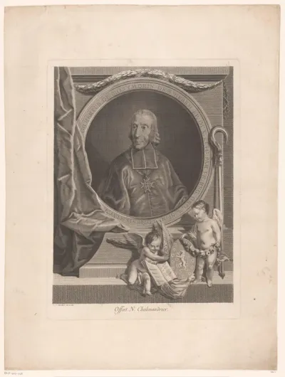 Portret van Gilbert Gaspard de Montmorin de Saint-Hérem
