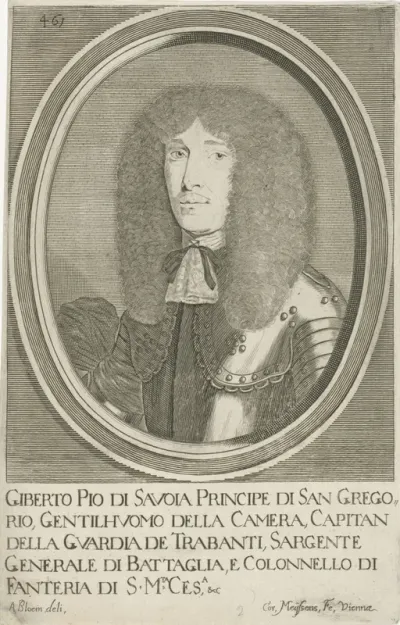 Portret van Gilberto Pio di Savoia