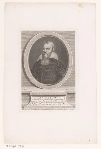 Portret van Gilles de Maupeou I