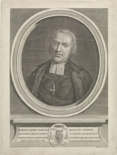Portret van Gilles Jacques Joseph de Hubens