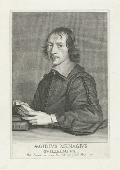 Portret van Gilles Ménage