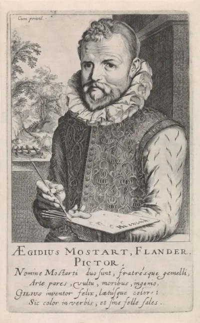 Portret van Gillis Mostaert