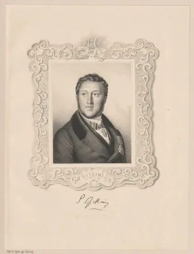 Portret van Gioacchino Antonio Rossini