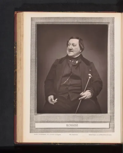 Portret van Gioachino Rossini