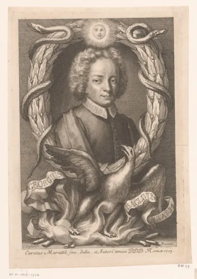 Portret van Giorgio Baglivi op 34-jarige leeftijd