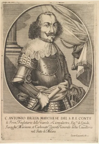 Portret van Giovanni Antonio Biglia
