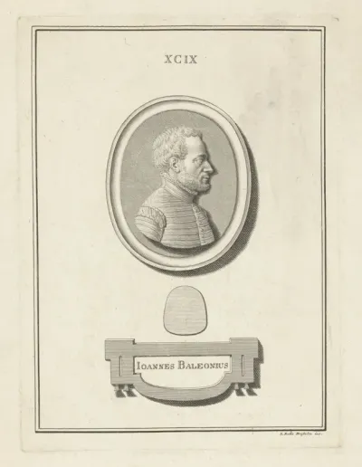 Portret van Giovanni Baleonius