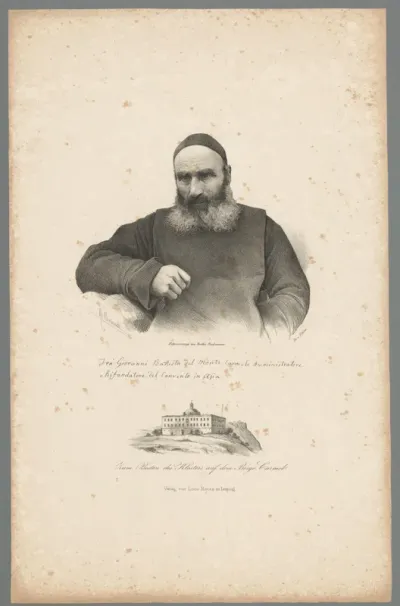 Portret van Giovanni Battista del (Fra) Monte Carmelo