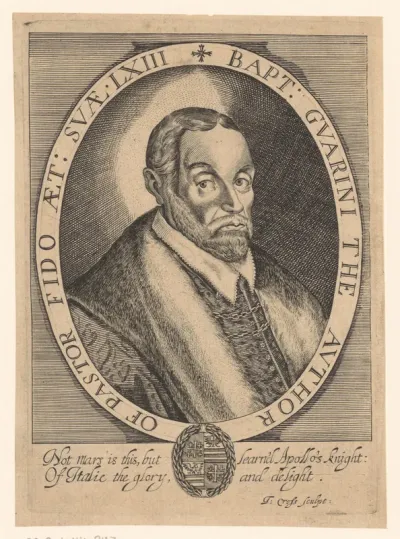 Portret van Giovanni Battista Guarini