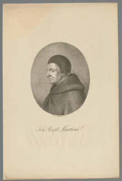 Portret van Giovanni Battista Martini