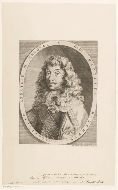 Portret van Giovanni Battista Pallavicino