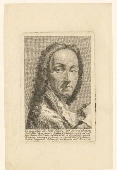 Portret van Giovanni Battista Piazzetta