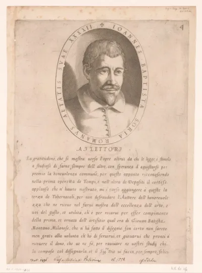 Portret van Giovanni Battista Soria op 42-jarige leeftijd