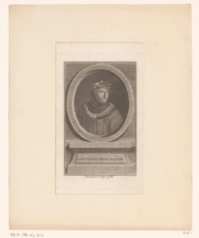 Portret van Giovanni Boccaccio