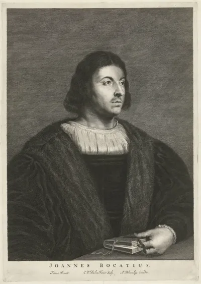 Portret van Giovanni Boccacio