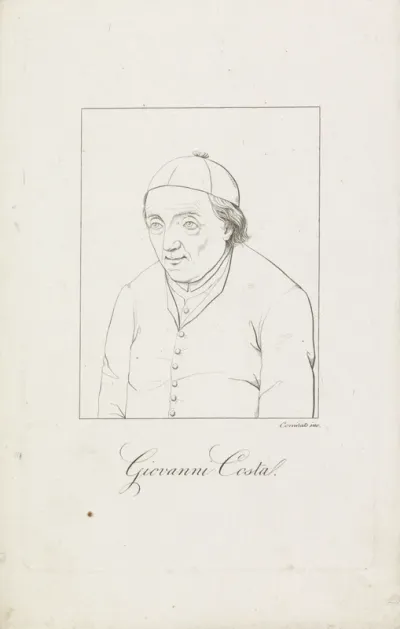 Portret van Giovanni Costa
