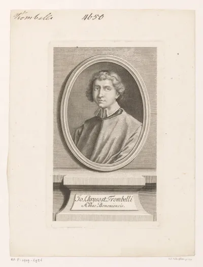 Portret van Giovanni Crisostomo Trombelli
