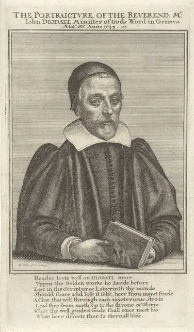 Portret van Giovanni Diodati