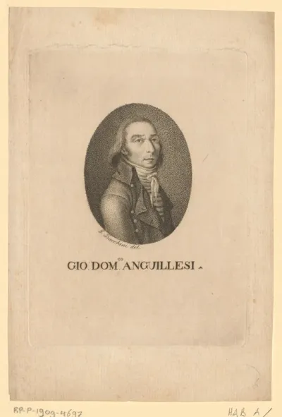 Portret van Giovanni Domenico Anguillesi