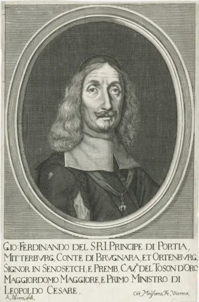 Portret van Giovanni Ferdinando graaf van Porcia en Brugnera