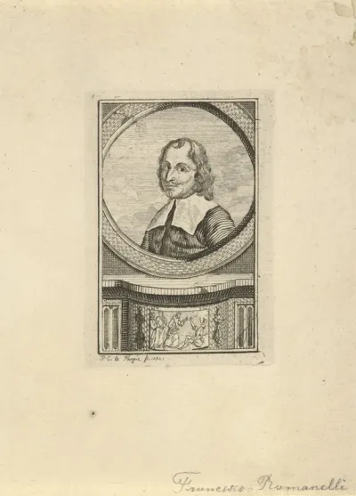 Portret van Giovanni Francesco Romanelli
