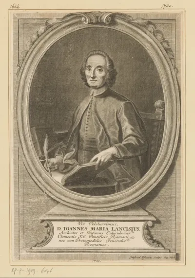 Portret van Giovanni Maria Lancisi