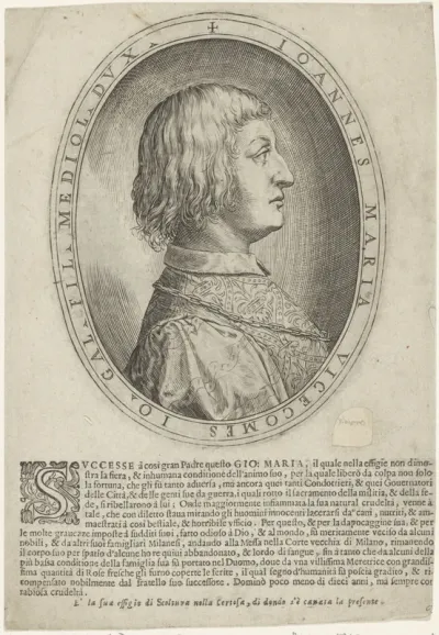 Portret van Giovanni Maria Visconti