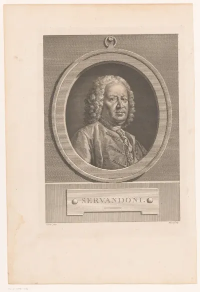 Portret van Giovanni Niccolò Servandoni