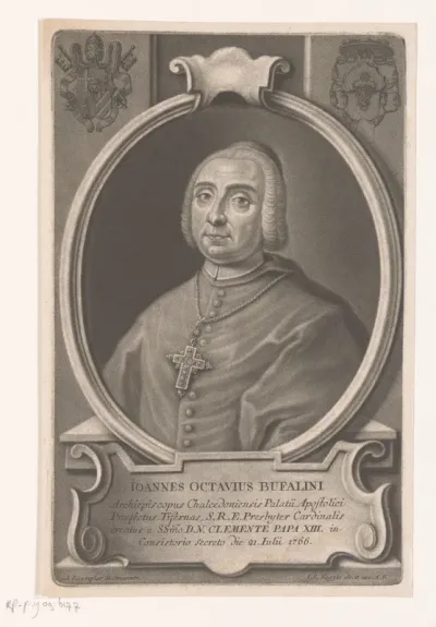 Portret van Giovanni Ottavio Bufalini