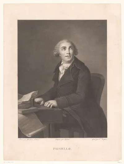 Portret van Giovanni Paisiello