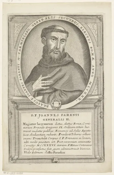 Portret van Giovanni Parenti, 1ste Minister Generaal van de franciscaner orde