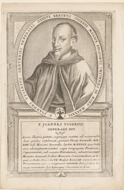 Portret van Giovanni Vigerio, 46ste Minister Generaal van de franciscaner orde