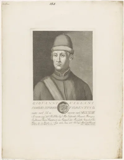 Portret van Giovanni Villani